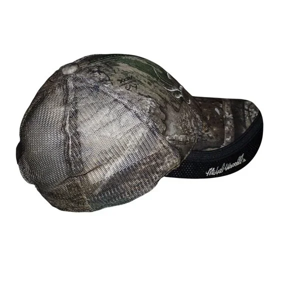 Bone Collector Camo Trucker Snapback Hat Adult Michael Wassal's Series Hunting - Picture 4 of 6